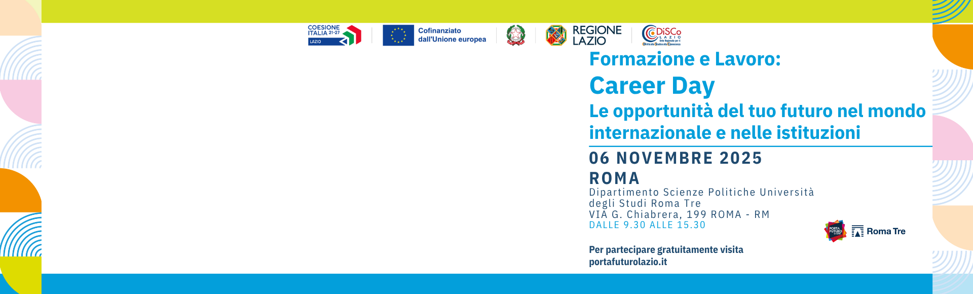 Career-Day "Le opportunità del tuo futuro nel mondo internazionale e nelle istituzioni"